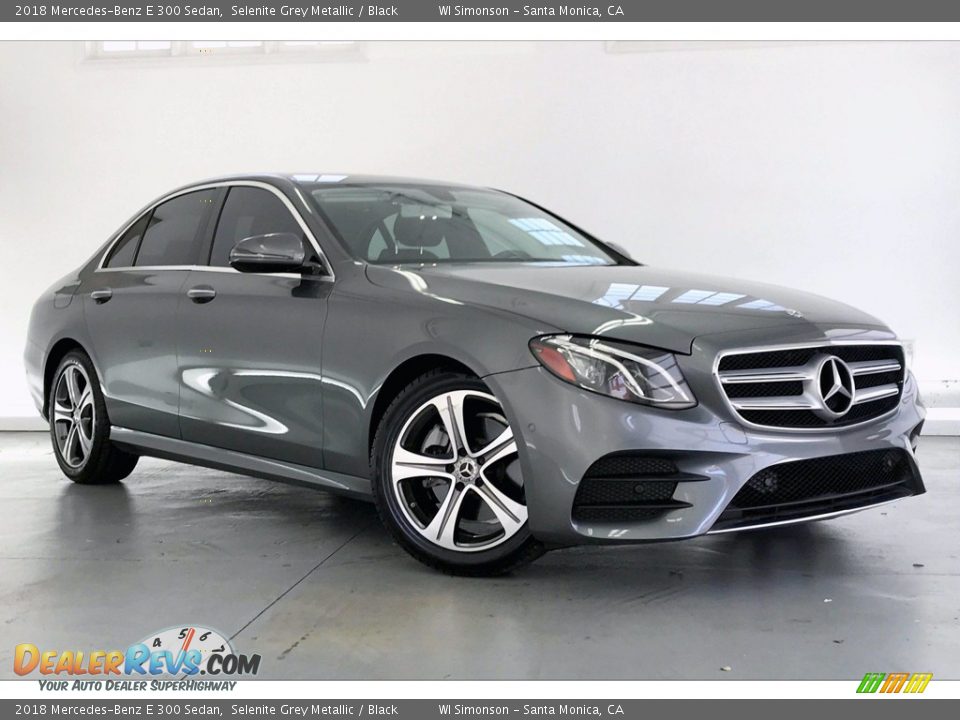 2018 Mercedes-Benz E 300 Sedan Selenite Grey Metallic / Black Photo #34