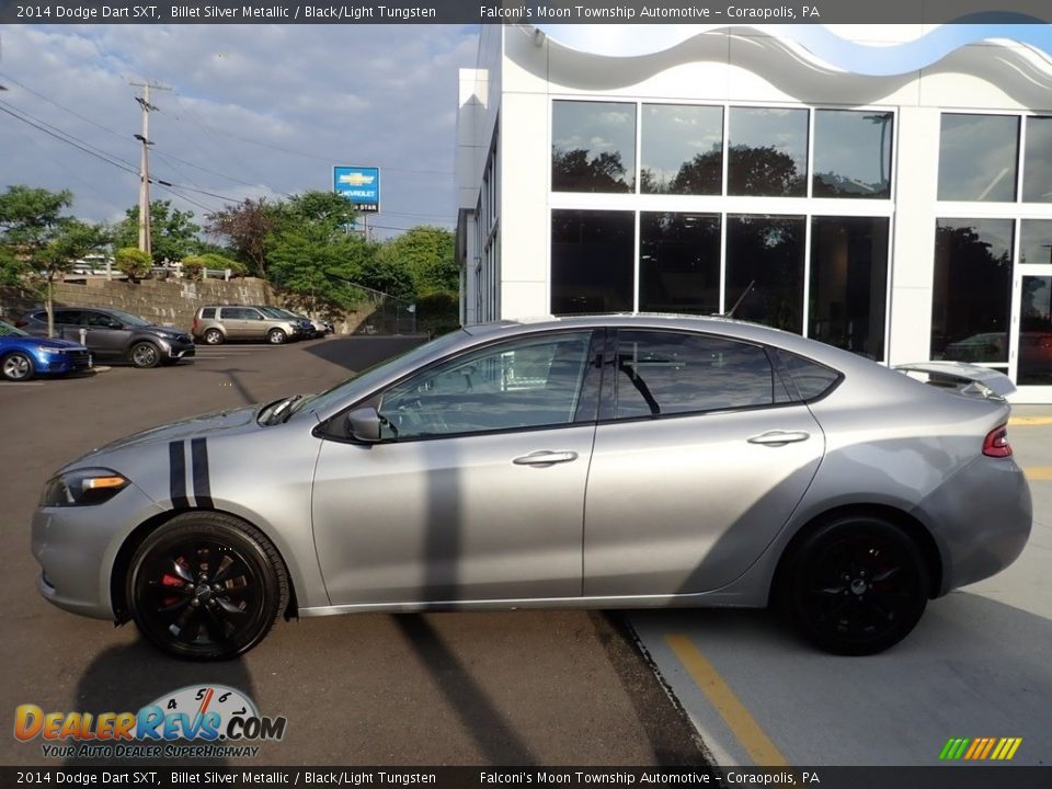 2014 Dodge Dart SXT Billet Silver Metallic / Black/Light Tungsten Photo #2