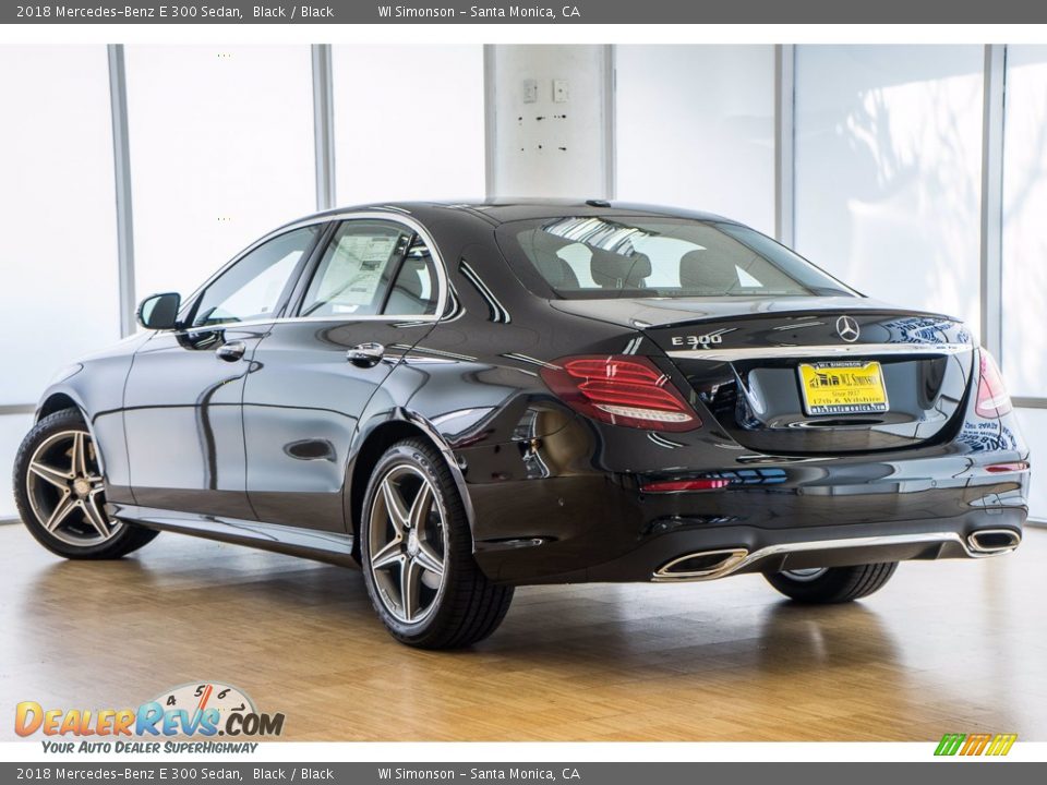 2018 Mercedes-Benz E 300 Sedan Black / Black Photo #3