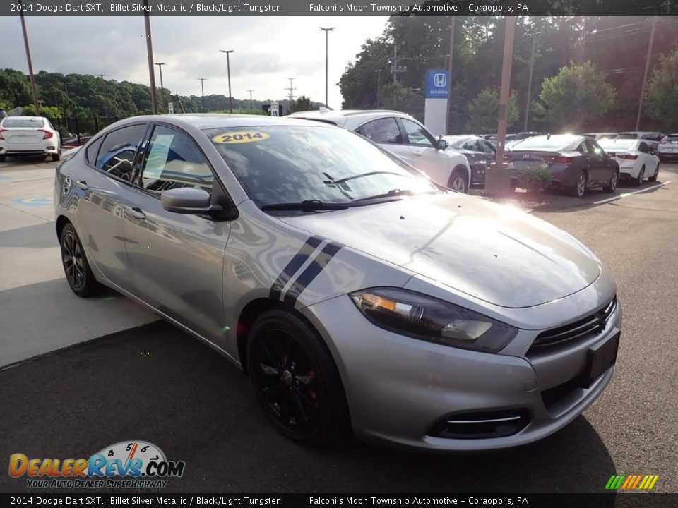2014 Dodge Dart SXT Billet Silver Metallic / Black/Light Tungsten Photo #6