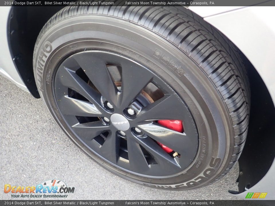 2014 Dodge Dart SXT Billet Silver Metallic / Black/Light Tungsten Photo #8