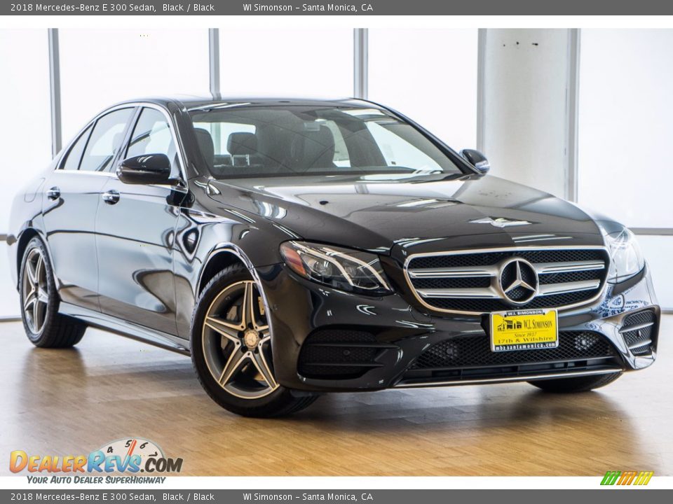 2018 Mercedes-Benz E 300 Sedan Black / Black Photo #12