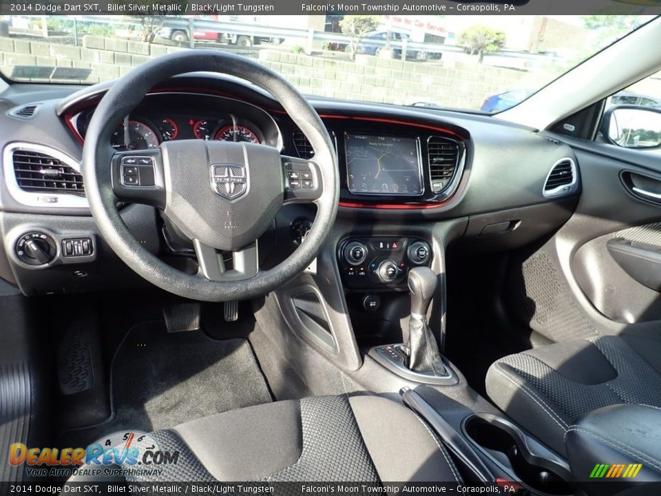 2014 Dodge Dart SXT Billet Silver Metallic / Black/Light Tungsten Photo #15