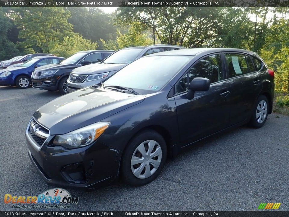 2013 Subaru Impreza 2.0i 5 Door Dark Gray Metallic / Black Photo #1