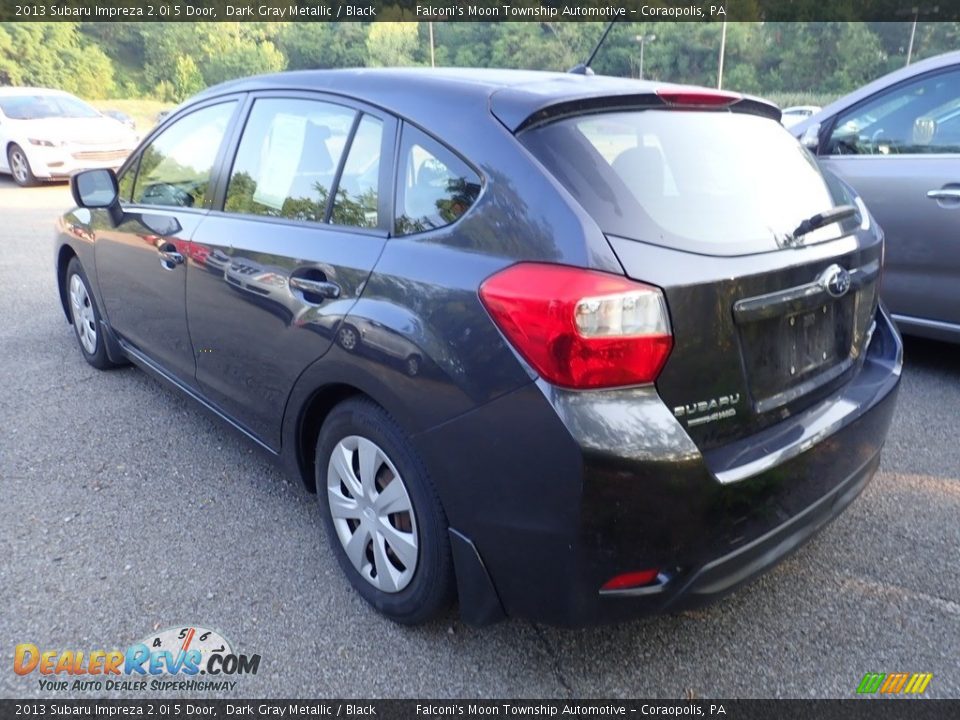 2013 Subaru Impreza 2.0i 5 Door Dark Gray Metallic / Black Photo #2