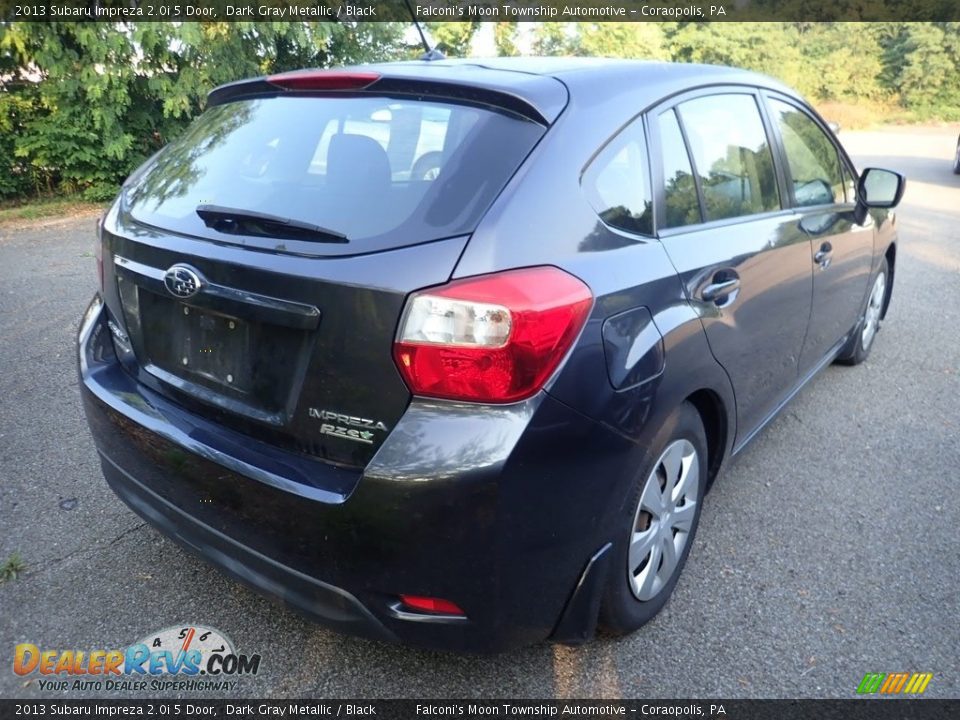 2013 Subaru Impreza 2.0i 5 Door Dark Gray Metallic / Black Photo #4