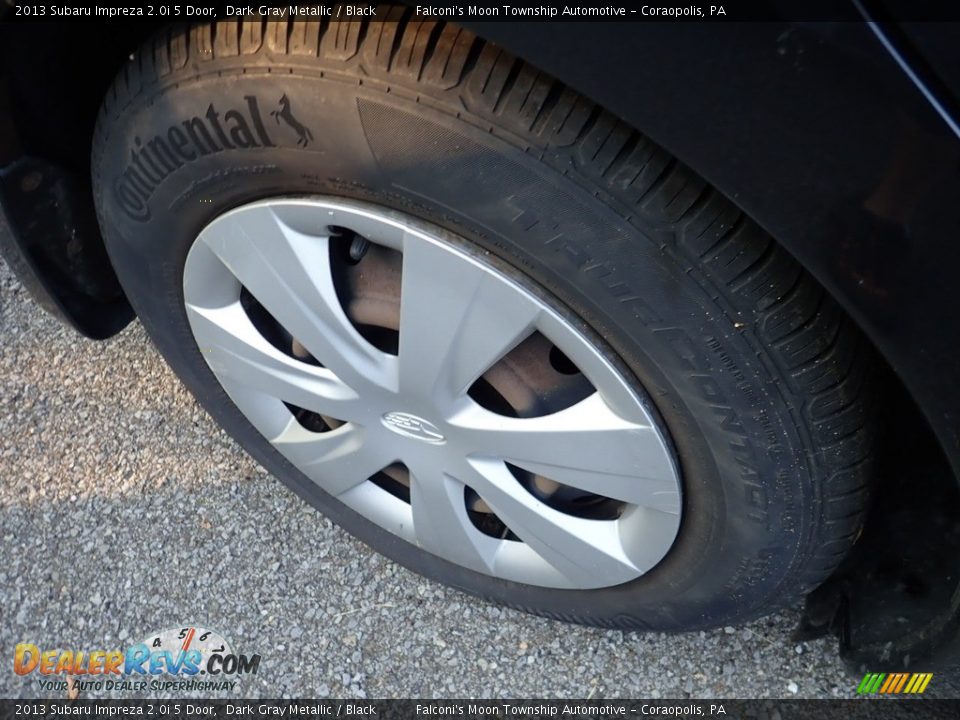 2013 Subaru Impreza 2.0i 5 Door Dark Gray Metallic / Black Photo #5