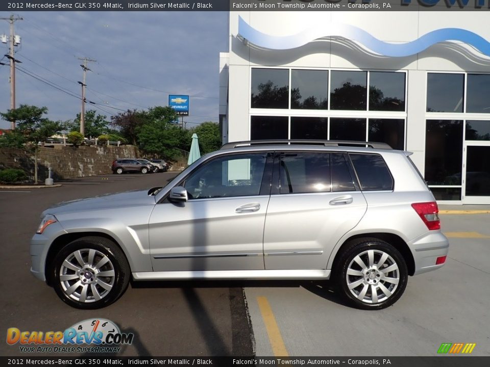 2012 Mercedes-Benz GLK 350 4Matic Iridium Silver Metallic / Black Photo #2