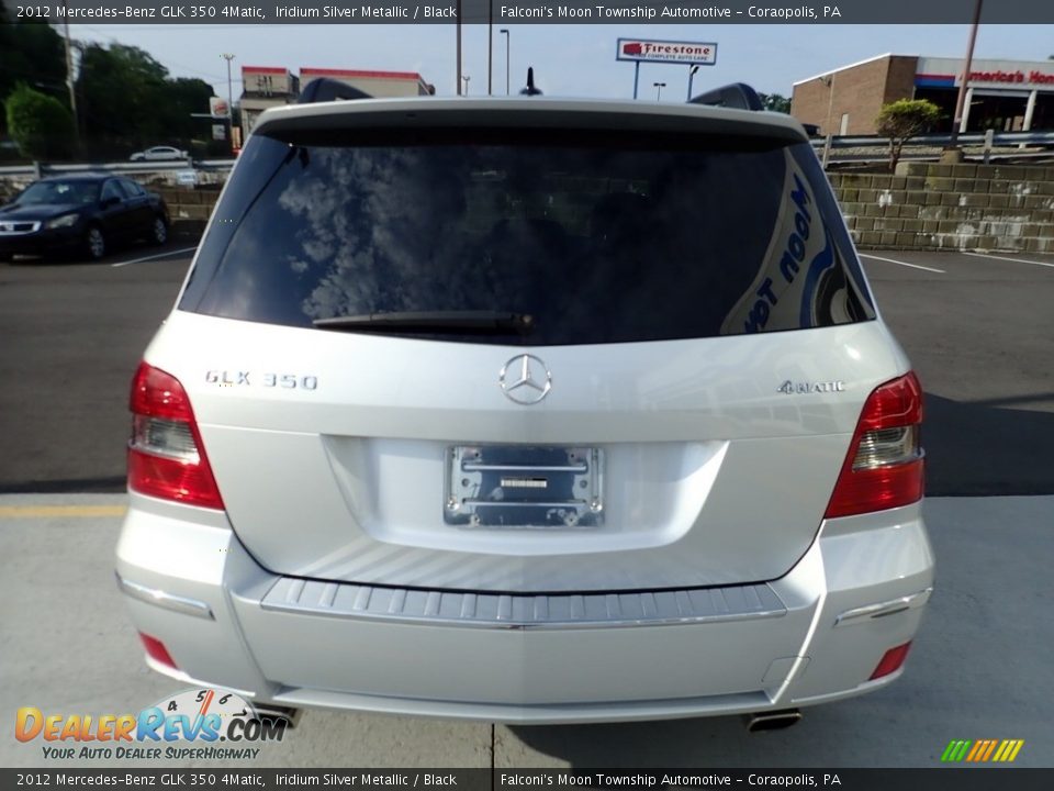 2012 Mercedes-Benz GLK 350 4Matic Iridium Silver Metallic / Black Photo #4