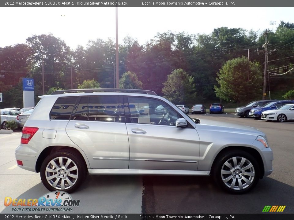 2012 Mercedes-Benz GLK 350 4Matic Iridium Silver Metallic / Black Photo #7