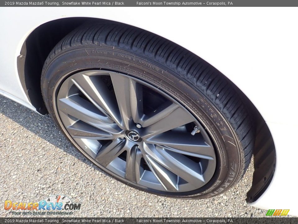2019 Mazda Mazda6 Touring Snowflake White Pearl Mica / Black Photo #9