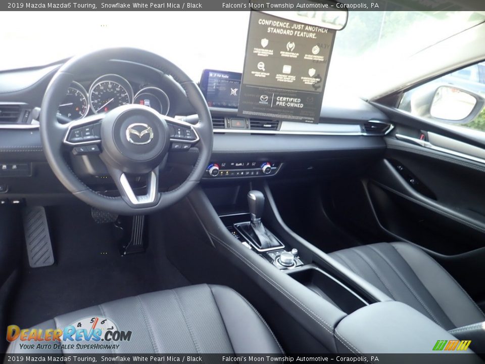 2019 Mazda Mazda6 Touring Snowflake White Pearl Mica / Black Photo #17
