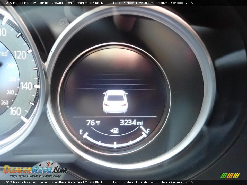 2019 Mazda Mazda6 Touring Snowflake White Pearl Mica / Black Photo #23