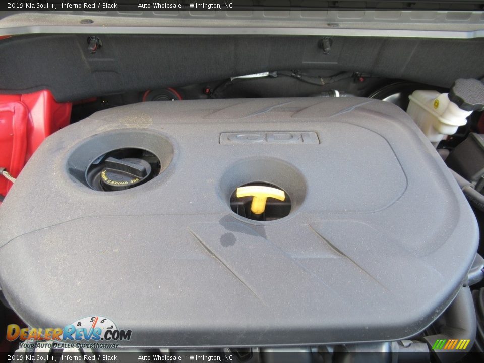 2019 Kia Soul + Inferno Red / Black Photo #6