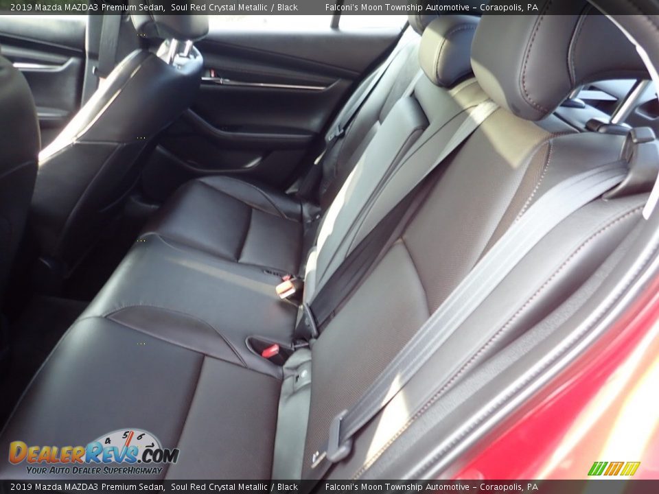 2019 Mazda MAZDA3 Premium Sedan Soul Red Crystal Metallic / Black Photo #15