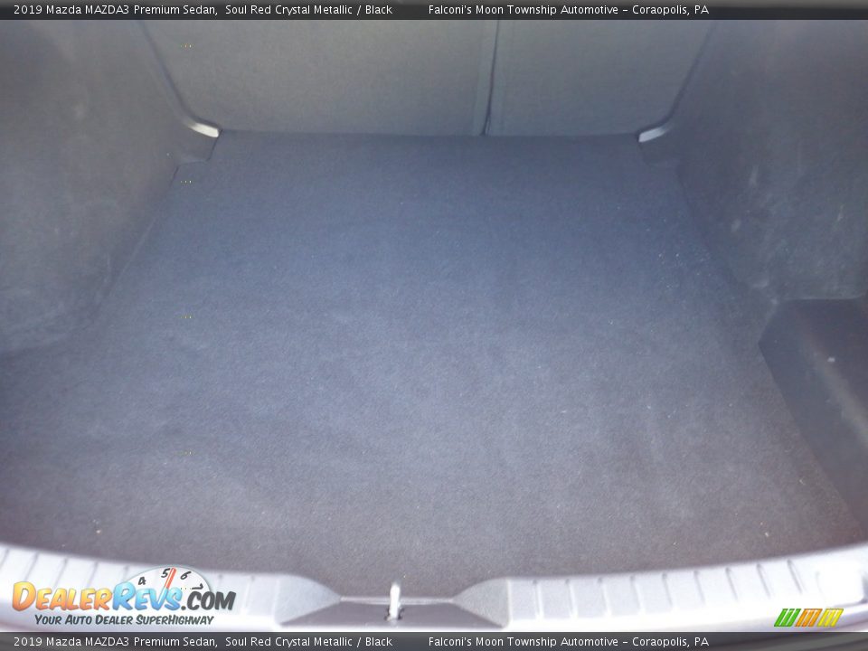 2019 Mazda MAZDA3 Premium Sedan Soul Red Crystal Metallic / Black Photo #17