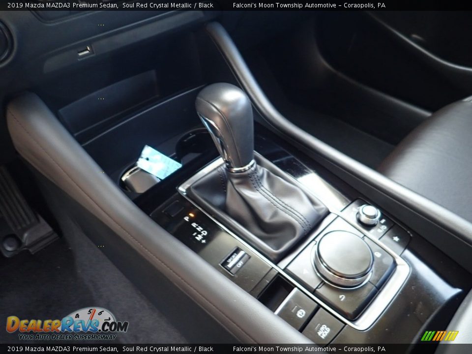 2019 Mazda MAZDA3 Premium Sedan Soul Red Crystal Metallic / Black Photo #21