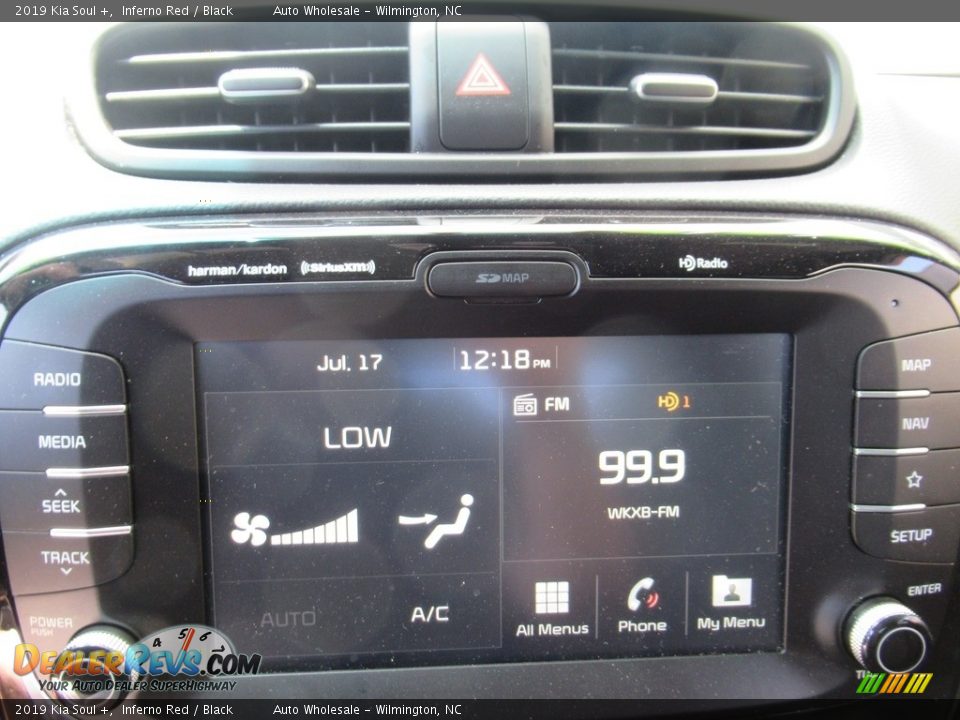 2019 Kia Soul + Inferno Red / Black Photo #17