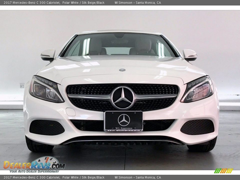 2017 Mercedes-Benz C 300 Cabriolet Polar White / Silk Beige/Black Photo #2