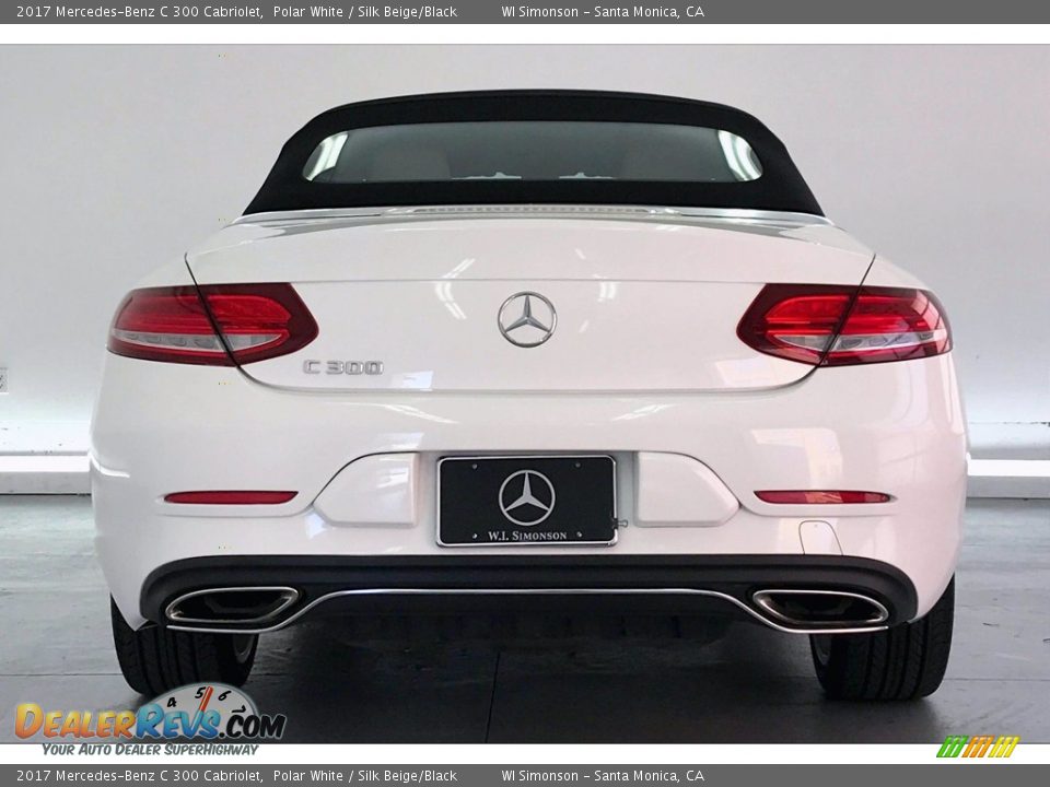 2017 Mercedes-Benz C 300 Cabriolet Polar White / Silk Beige/Black Photo #3