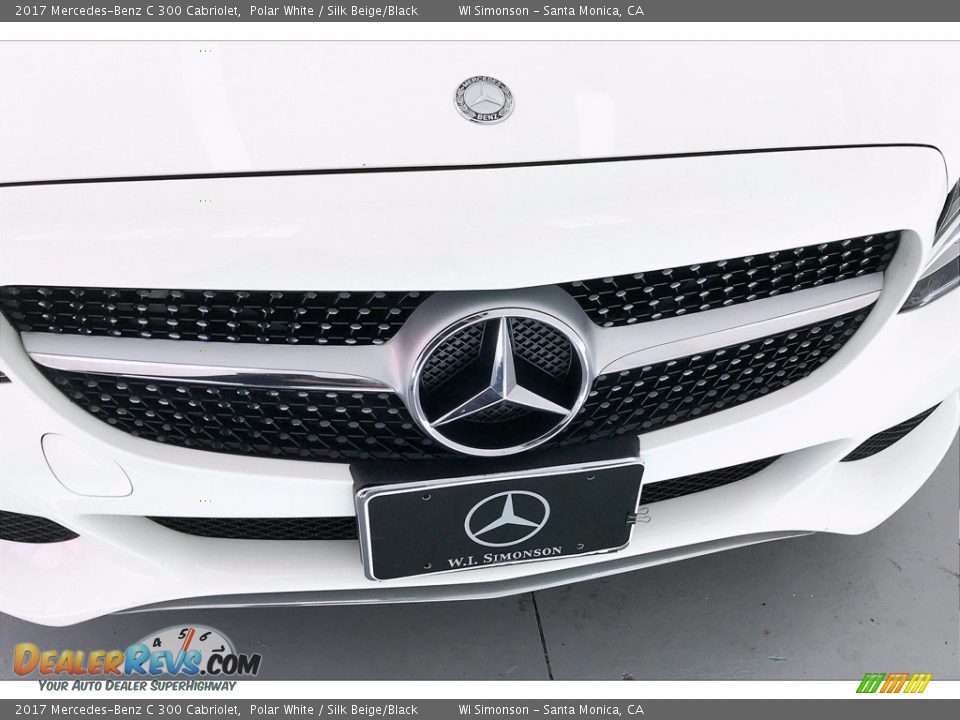 2017 Mercedes-Benz C 300 Cabriolet Polar White / Silk Beige/Black Photo #33