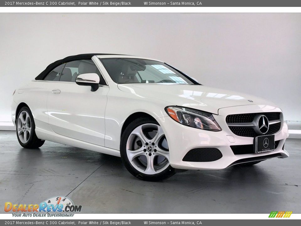 2017 Mercedes-Benz C 300 Cabriolet Polar White / Silk Beige/Black Photo #34