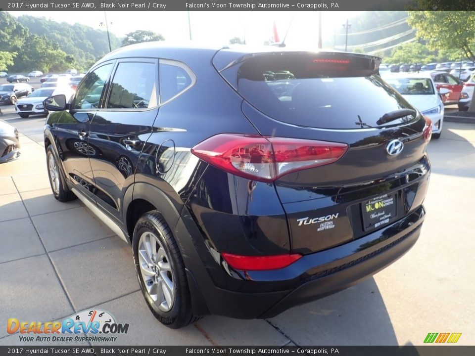 2017 Hyundai Tucson SE AWD Black Noir Pearl / Gray Photo #5
