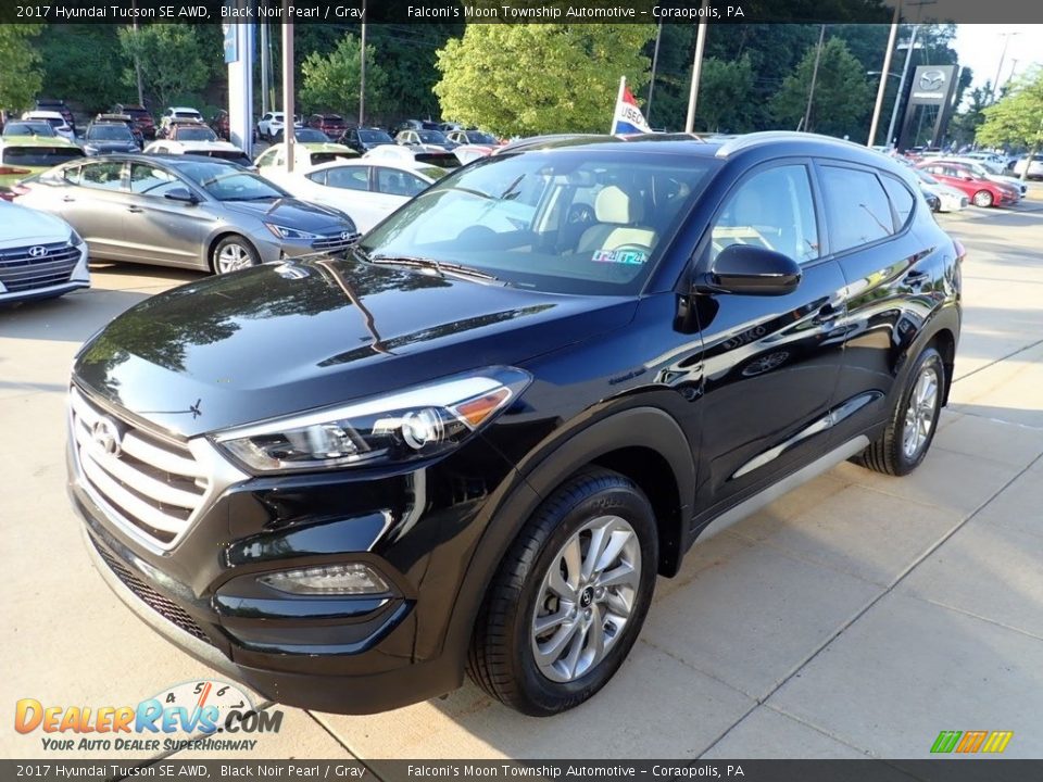 2017 Hyundai Tucson SE AWD Black Noir Pearl / Gray Photo #7