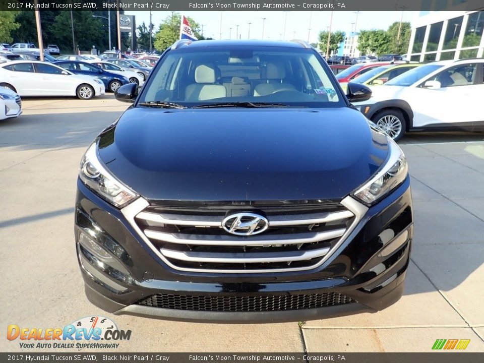 2017 Hyundai Tucson SE AWD Black Noir Pearl / Gray Photo #8