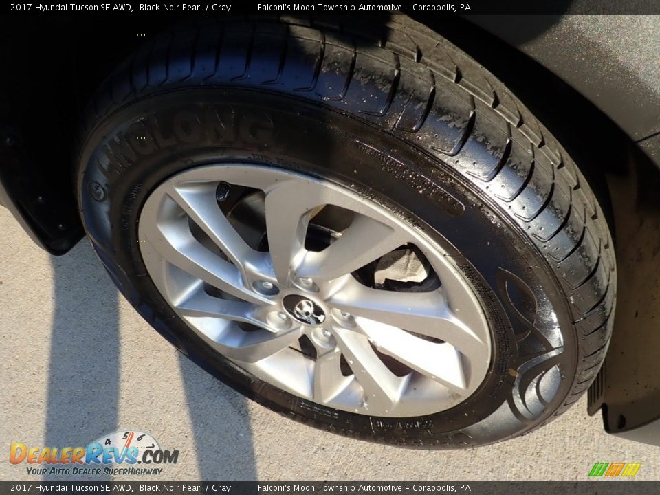 2017 Hyundai Tucson SE AWD Black Noir Pearl / Gray Photo #10