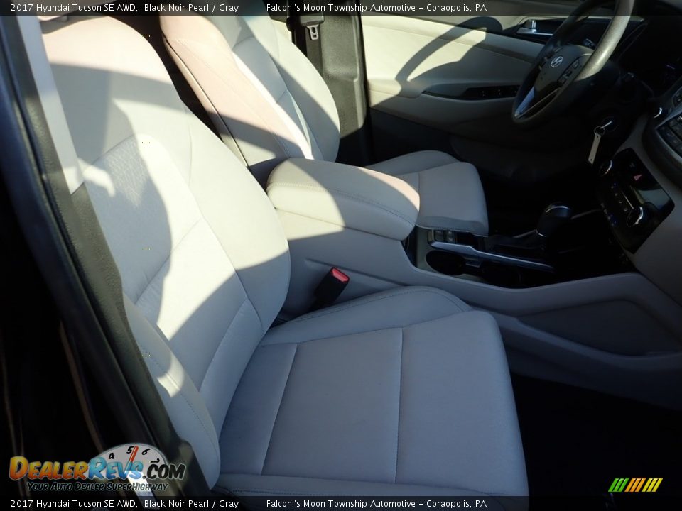 2017 Hyundai Tucson SE AWD Black Noir Pearl / Gray Photo #11