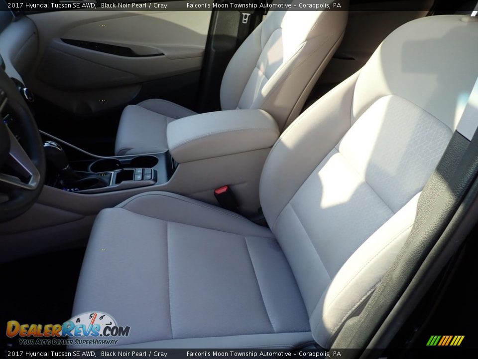 2017 Hyundai Tucson SE AWD Black Noir Pearl / Gray Photo #15