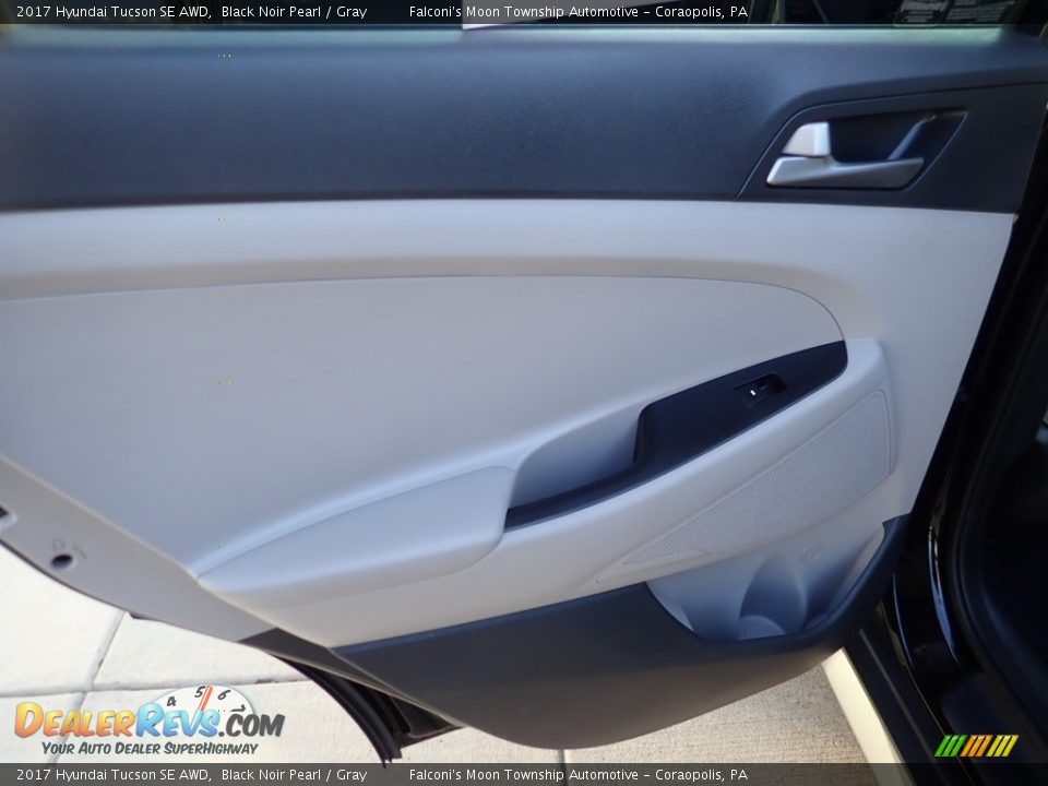 2017 Hyundai Tucson SE AWD Black Noir Pearl / Gray Photo #18