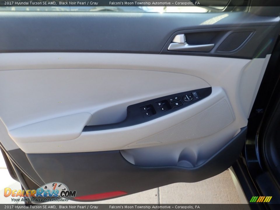 2017 Hyundai Tucson SE AWD Black Noir Pearl / Gray Photo #19
