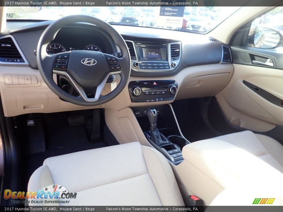 2017 Hyundai Tucson SE AWD Mojave Sand / Beige Photo #17