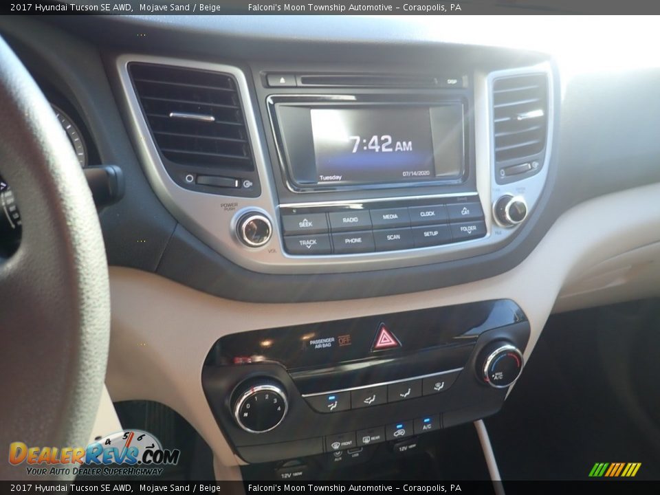 2017 Hyundai Tucson SE AWD Mojave Sand / Beige Photo #22