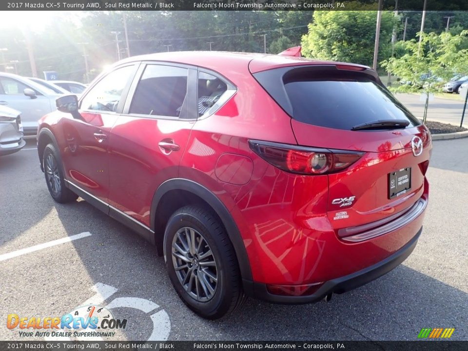 2017 Mazda CX-5 Touring AWD Soul Red Metallic / Black Photo #5
