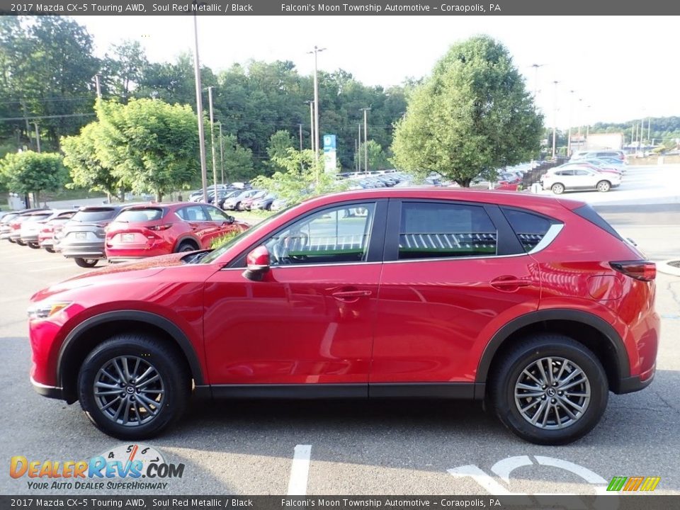 2017 Mazda CX-5 Touring AWD Soul Red Metallic / Black Photo #6