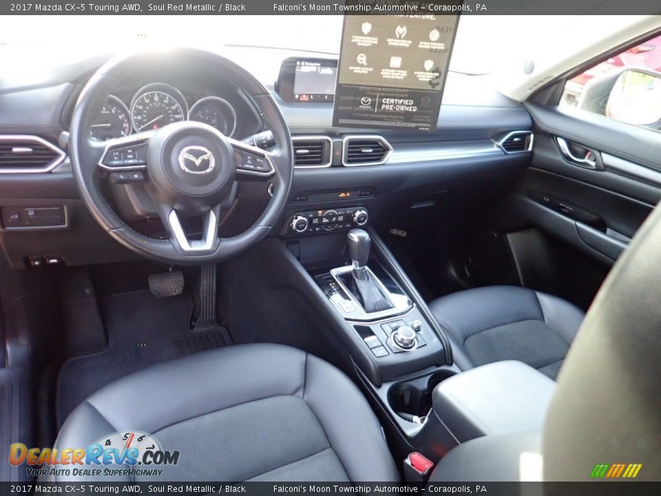 2017 Mazda CX-5 Touring AWD Soul Red Metallic / Black Photo #17