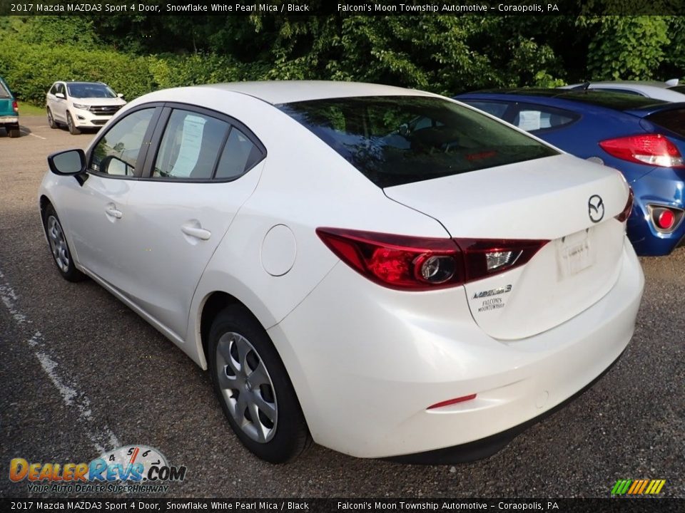 2017 Mazda MAZDA3 Sport 4 Door Snowflake White Pearl Mica / Black Photo #2