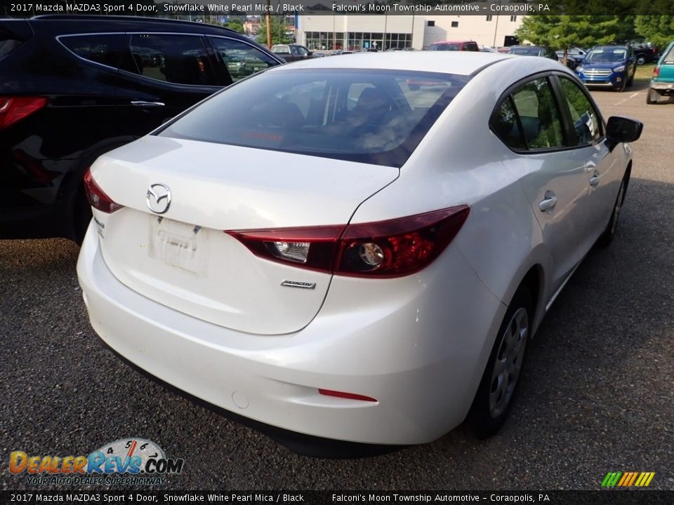 2017 Mazda MAZDA3 Sport 4 Door Snowflake White Pearl Mica / Black Photo #4