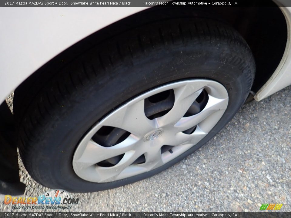 2017 Mazda MAZDA3 Sport 4 Door Snowflake White Pearl Mica / Black Photo #5