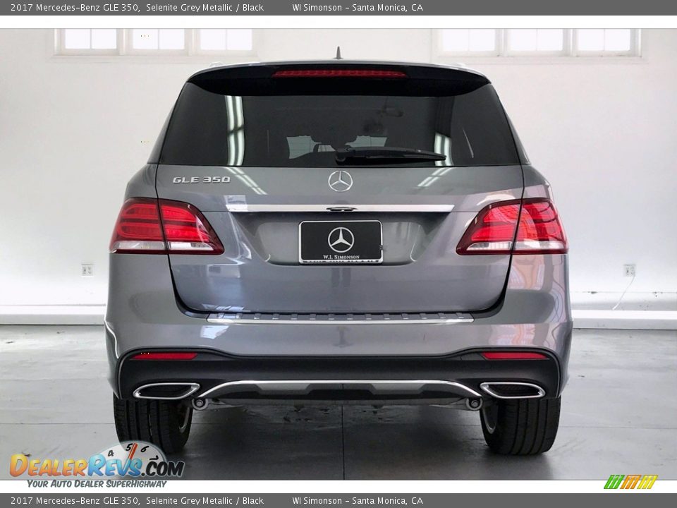 2017 Mercedes-Benz GLE 350 Selenite Grey Metallic / Black Photo #3