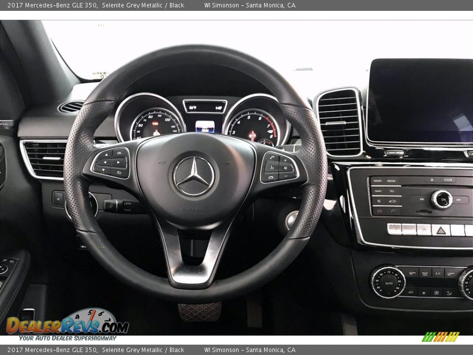 2017 Mercedes-Benz GLE 350 Selenite Grey Metallic / Black Photo #4