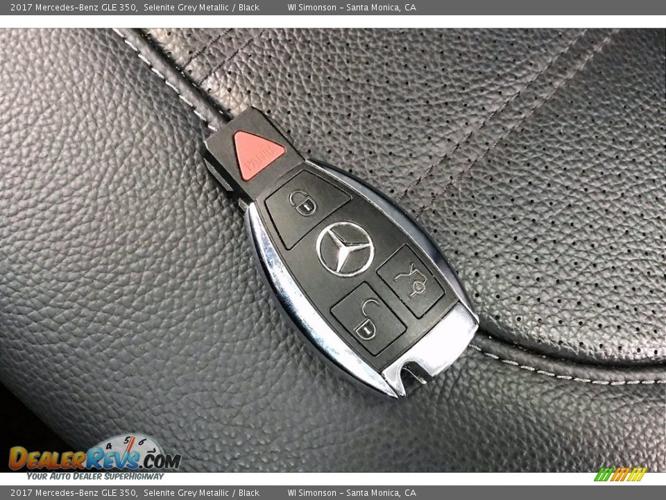 2017 Mercedes-Benz GLE 350 Selenite Grey Metallic / Black Photo #11