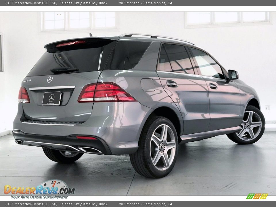 2017 Mercedes-Benz GLE 350 Selenite Grey Metallic / Black Photo #16