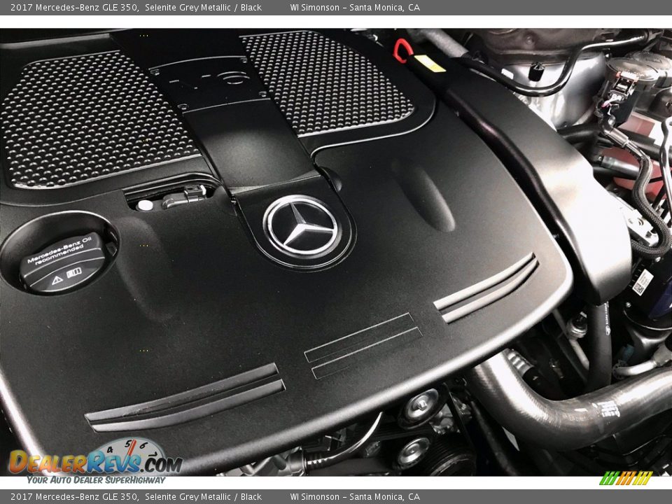 2017 Mercedes-Benz GLE 350 Selenite Grey Metallic / Black Photo #31