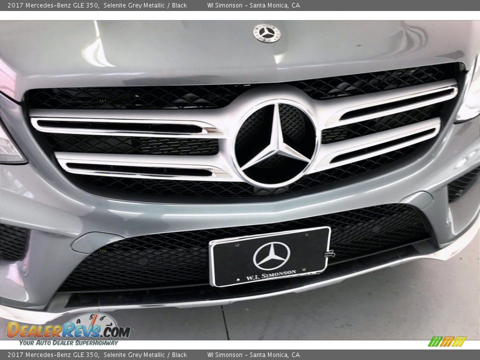 2017 Mercedes-Benz GLE 350 Selenite Grey Metallic / Black Photo #33