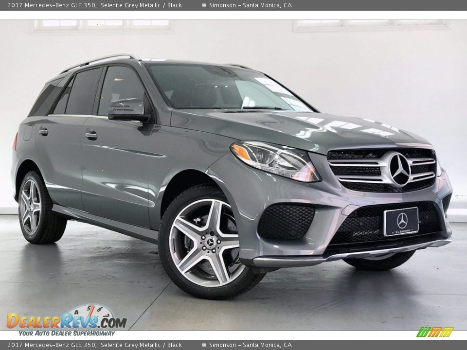 2017 Mercedes-Benz GLE 350 Selenite Grey Metallic / Black Photo #34