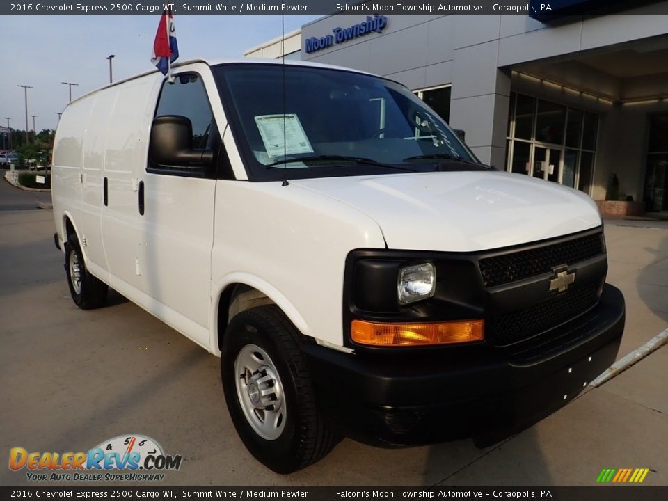 2016 Chevrolet Express 2500 Cargo WT Summit White / Medium Pewter Photo #8